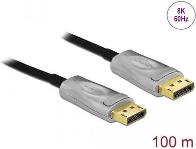Zdjęcie produktu dla DELOCK Aktives Optisches Kabel DisplayPort 1.4 8K 100 m