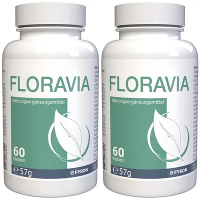 Produktbild von Floravia - 120 Kapseln (2x 60 Kapseln), 2er Pack