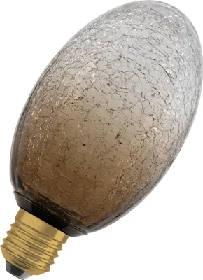Obrázek produktu pro OSRAM DECOR LED LAMP IN CRACKED GLASS v plochém provedení, LED žárovka, matná, 3,5 W, 300 lm, 2700 K, CRI 80