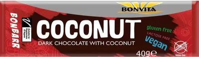 Productafbeelding van Bonvita Bonbarr choco cocos bar puur  (40 gr)