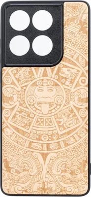 Produktbild von Holzhülle für Motorola Edge 70, Bewood Aniegre Aztekischer Kalender