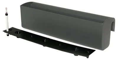 Immagine prodotto di Fioriera da balcone BALKONA CLASSICO in plastica grigio scuro 80x20x22 cm