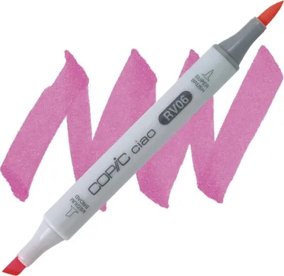 Image de COPIC Ciao pinceau et ciseau double face, RV06 Cerise