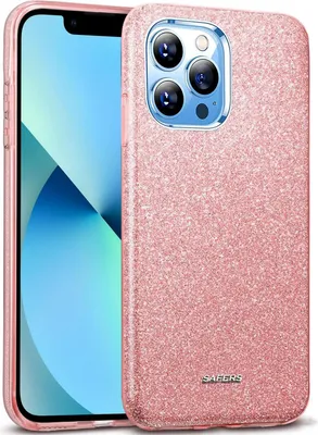 Immagine prodotto di Custodia per iPhone 13 Pro cover scintillante Custodia protettiva in TPU, oro rosa