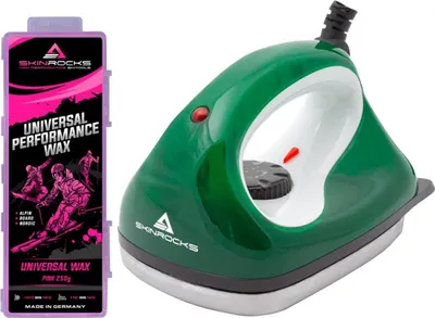 Image de SkinRocks Ski Wax Set 2 pièces fer à repasser universel Ski Wax Alpin Nordic Board