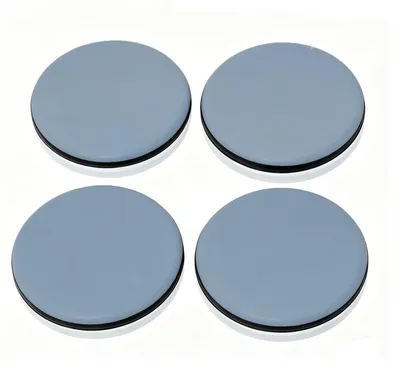 Produktbild von Möbelgleiter Filzgleiter Teflongleiter - Selbstklebend - 70 mm - 4 Stück - Für schwere Möbel