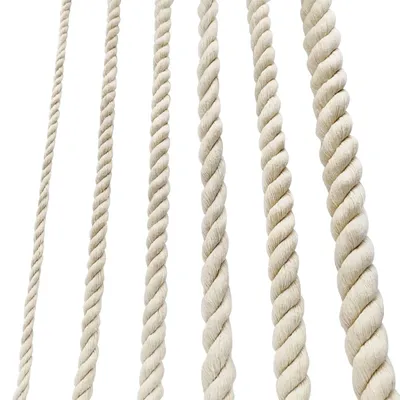 Image de Corde en coton de 10 mm - Solide et polyvalente, idéale pour les travaux manuels et le jardinage