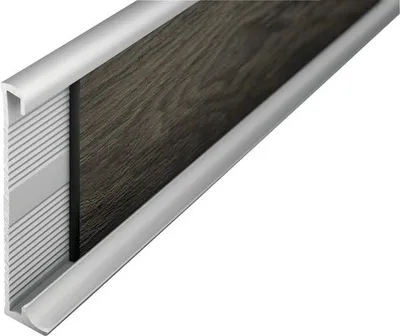 Produktbild von Prinz Sockelleiste Aluminium silber 11 x 60 x 2700 mm