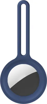 Image de étui en silicone liquide imoshion pour l'Apple AirTag - Bleu