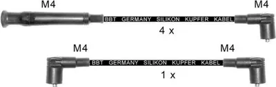 Produktbild von Zündleitungssatz Kupferzündleitung Kabel BBT passend für u.a. BMW 3