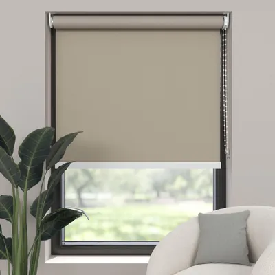 Produktbild von Rollos - verdunkelnd Beige- 55x190cm - Fenster und Tür Jalousie