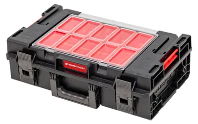 Image de Toolbrothers RHINO XXL Mallette à outils ECO Handling+ hauteur M 15,4 l IP66 avec séparateurs amovibles + boîtes