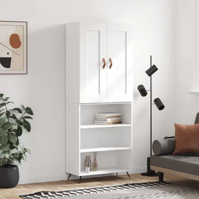 Produktbild von vidaXL Highboard Weiß 69,5x34x180 cm Holzwerkstoff