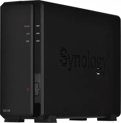 Zdjęcie produktu dla Synology DiskStation DS124, NAS, Komputer stacjonarny, Realtek, RTD1619B, 1 GB, DDR4