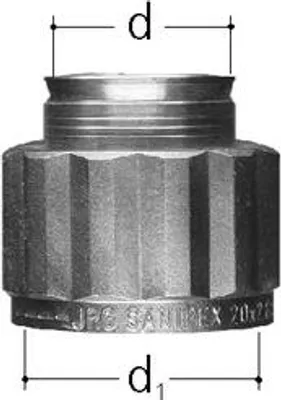 Produktbild von JRG Sanipex Bördel-Verschraubung Messing d 16 mm