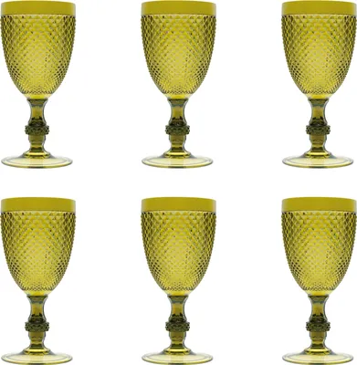 Produktbild von Excelsa Set Von 6 Gläser Diamond Plastik 39 Cl Grün