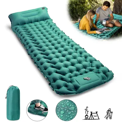 Produktbild von Daitore Isomatte Selbstaufblasend, Luftmatratze Camping mit Fußpumpe,Outdoor Isomatte Camping Ultraleicht Kleines Packmaß Camping Schlafmatte Matratze