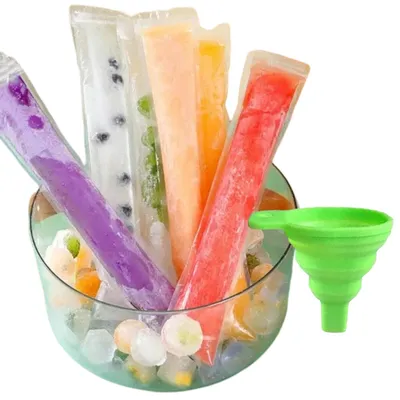 Eisformen-Beutel, 20 Stück, BPA-frei, 1760 ml, wiederverschließbar