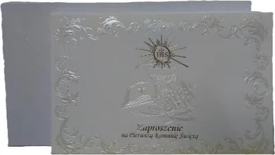 Zdjęcie produktu dla zaproszenia 10szt KOMUNIA ŚWIĘTA 3509