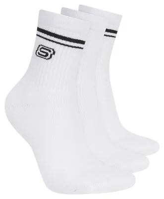 Zdjęcie produktu dla Skechers 3-pak Wpk Wmn Ls Low Crew S601827-WHT, skarpety, uni , białe