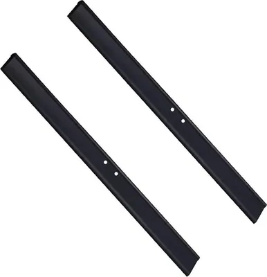 Produktbild von Gummilippe - 2 Stück Ersatzlippe aus Silikon für Duschabzieher - 31 cm - Schwarz
