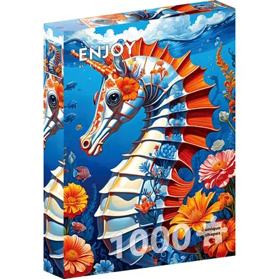 Image de Puzzle 1000 pièces Enjoy – Hippocampe