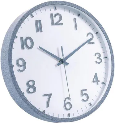 Obrázek produktu pro Moderní bateriové nástěnné hodiny ve tvaru kostky, 25 cm, do obývacího pokoje, ložnice, kuchyně, kanceláře, jako dekorace na zeď, napájené bateriemi, 25 cm, šedé.