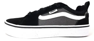 Produktbild von Vans VA3MVPUG7 34, Uni, Kind, Modische Sneakers, Schwarz, Weiß, Einfarbig, Schnürverschluss