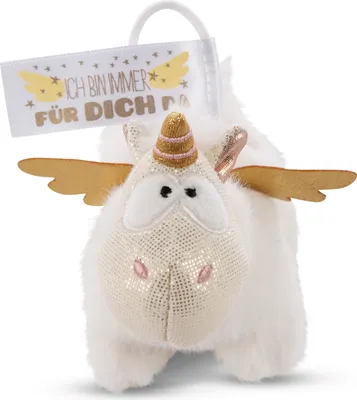 Produktbild von NICI Glücksbringer Einhorn Engel Angelia gold flauschig " Ich bin immer für Dich da"