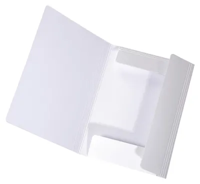 Zdjęcie produktu dla 5x Teczka LongLife, błyszczący laminowany karton, ok. 700 g/m², DIN A3, biała