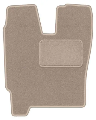 Image de Tapis conducteur en moquette pour Iveco Eurocargo II 2002-2008 (camion 160) – 1 pièce, beige, sur mesure – Wielganizator LUX
