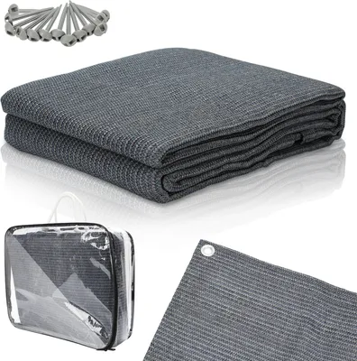 Produktbild von Jayseuw Vorzeltteppich,Zeltteppich,Rasenschutz,viele Größen,Grau,250*250CM