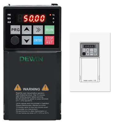 Zdjęcie produktu dla Falownik 2,2 kW - wejście: 1 faza, wyjście: 3 fazy