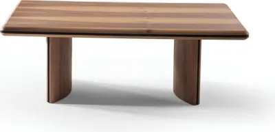 Produktbild von Eleganter brauner Holz-Couchtisch im modernen Design