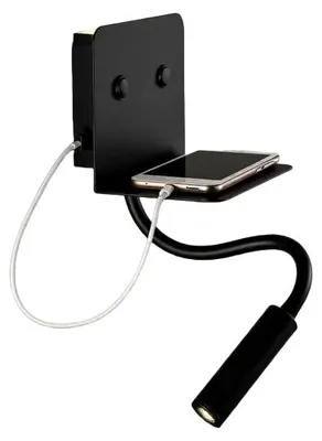 Obrázek produktu pro Moderní úroveň černé led kovové nástěnné světlo