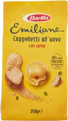 Produktbild von Barilla Emiliane cappelletti mit Fleisch Nudeln mit ei 250g