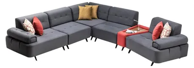 Immagine prodotto di Eckcouch Couch Sofa Ecksofa Lounge Eckgarnitur Wohnraumsofa Polsterlandschaft