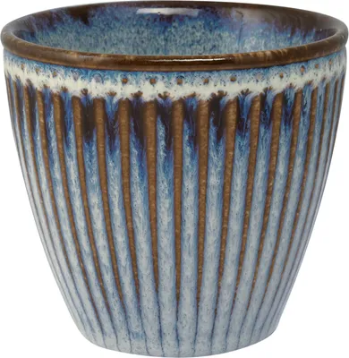 Produktbild von Greengate Alice oyster Latte Cup blue 0,35l