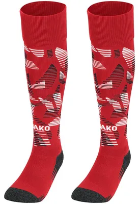 Produktbild von JAKO Stutzenstrumpf Sonic 4 rot/schwarz/weiss