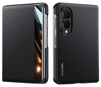 Produktbild von SULADA Handyhülle Smart View für Samsung Galaxy Z Fold8 5G Magnetisch Carbon
