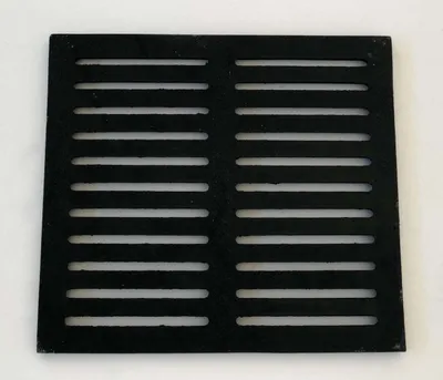 Immagine prodotto di Griglia per stufa 24,5 x 27 cm Griglia per caminetto Griglia per caminetto in ghisa