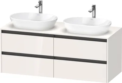 Produktbild von Duravit Ketho.2 Wastafelonderkast 140x55x56,8 cm Hoogglans Wit
