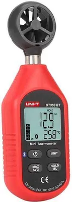 Zdjęcie produktu dla UNI-T, UT363BT, cyfrowy anemometr, Bluetooth