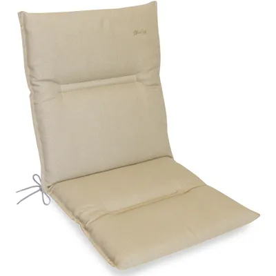 Produktbild von Herlag Niedriglehner-Auflage Greta 100x50x7cm Natur, Green-Line: Bezug aus 100% recyceltem Polyester, Sitzauflage mit Fleck- & UV-Schutz