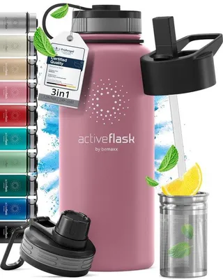 Productafbeelding van Thermosfles met 3 Drinkdoppen 1 Liter