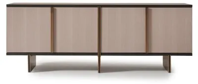 Produktbild von Sideboard Anrichte Kommode Holz Esszimmer Beige Schrank Holzschrank