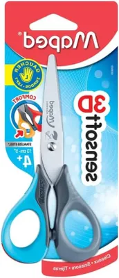 Productafbeelding van Ergonomische Linkshandige Schaar 13cm - Veilig en Kleurig Knippen