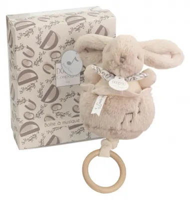 Imagen del producto de Lapin Doudou - Peluche musical, color beige