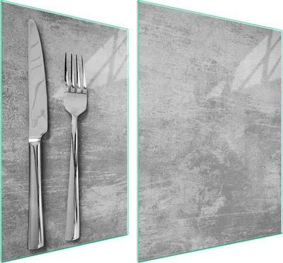 Produktbild von Glasschutzplatte Für Herd 70X52 Besteck