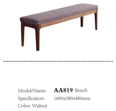 Image de Assise Coussin Banc Coussin Tabouret Banc Tissu Bois Style Designer Nouveau